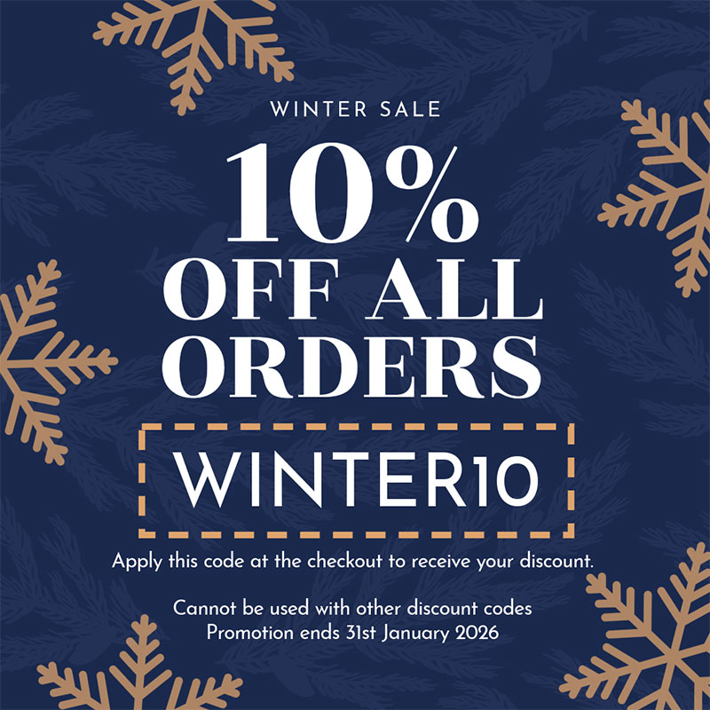 Save 10% with code WINTER10 at checkouut